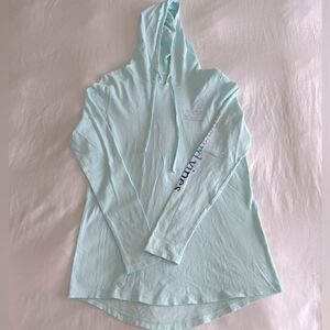 Vineyard  vines aqua hoodie shirt size S